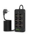 Wholesale Tech-Protect PC6X6 Power Strip 3xUSB-A, 3xUSB-C, 6xAC 200cm Black - THP3155 - {ean13} - Hurt