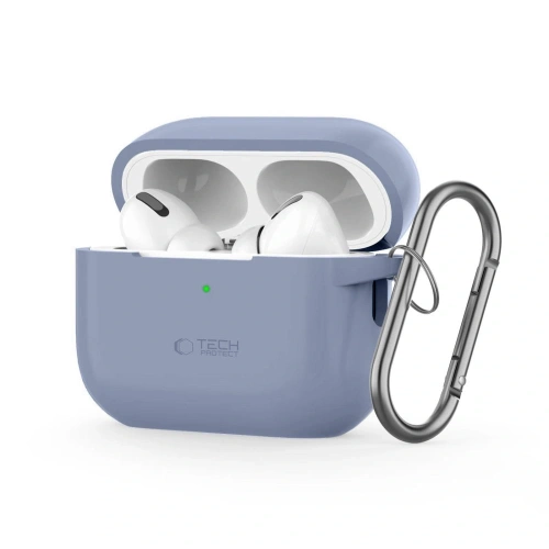 Etui Tech-Protect Silicone Hook Apple Airpods Pro 1 / 2 Baby Blue - AirPods Pro (2. generacji) - Tech-Protect