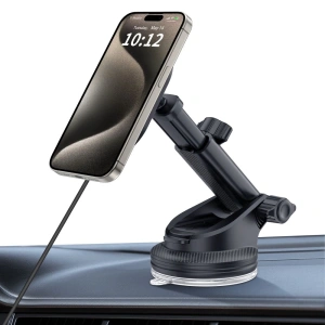 Hurtownia GSM - Tech-Protect MM15W-V6 Magnetic MagSafe Armaturenbrett- & Lüftungs-Mobiltelefonhalter Drahtloses Ladegerät 15W Schwarz - THP3159 - {ean13} - Hurt