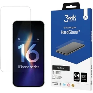 Szkło hartowane 3MK HardGlass Apple iPhone 16 - iPhone 16 - 3MK