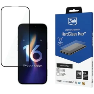 Szkło hartowane 3MK HardGlass Max Apple iPhone 16 - iPhone 16 - 3MK