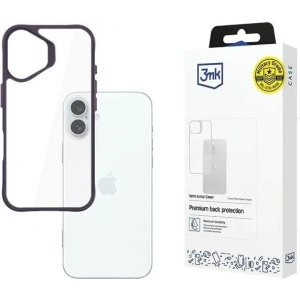 Etui 3MK SatinArmor+ Case Apple iPhone 16 Plus fioletowy - iPhone 16 Plus - 3MK