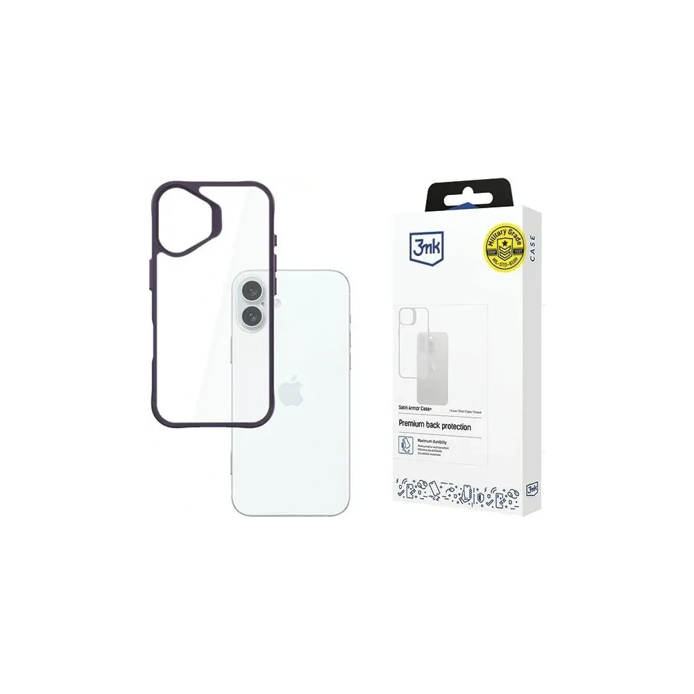 Hurtownia GSM - 3MK SatinArmor+ Hülle Apple iPhone 16 Plus lila - 3MK15512 - {ean13} - Hurt