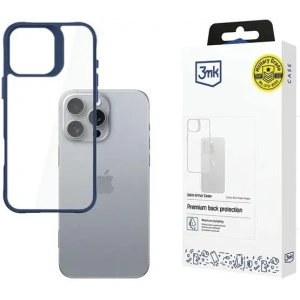 Etui 3MK SatinArmor+ Case Apple iPhone 16 Pro Max niebieski - iPhone 16 Pro Max - 3MK