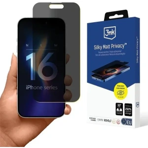 Folia prywatyzująca 3MK Silky Matt Privacy Apple iPhone 16 Plus - iPhone 16 Plus - 3MK