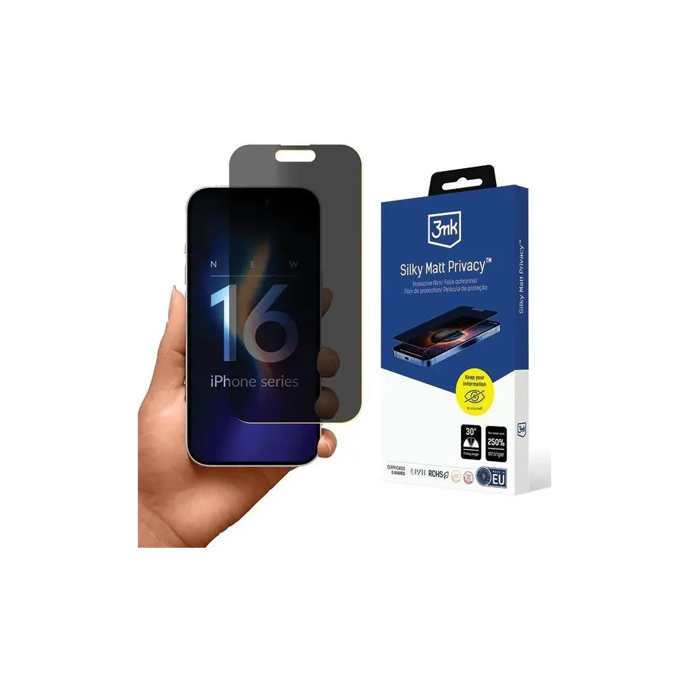 Hurtownia GSM - 3MK Fin Matt Intimitate Apple iPhone 16 Pro - 3MK15528 - {ean13} - Hurt