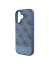 Guess GUHCP16SG4GLBL Apple iPhone 16 Hardcase 4G untere Streifen blau - iPhone 16 - Guess