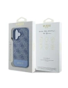 Guess GUHCP16SG4GLBL Apple iPhone 16 Hardcase 4G untere Streifen blau - iPhone 16 - Guess