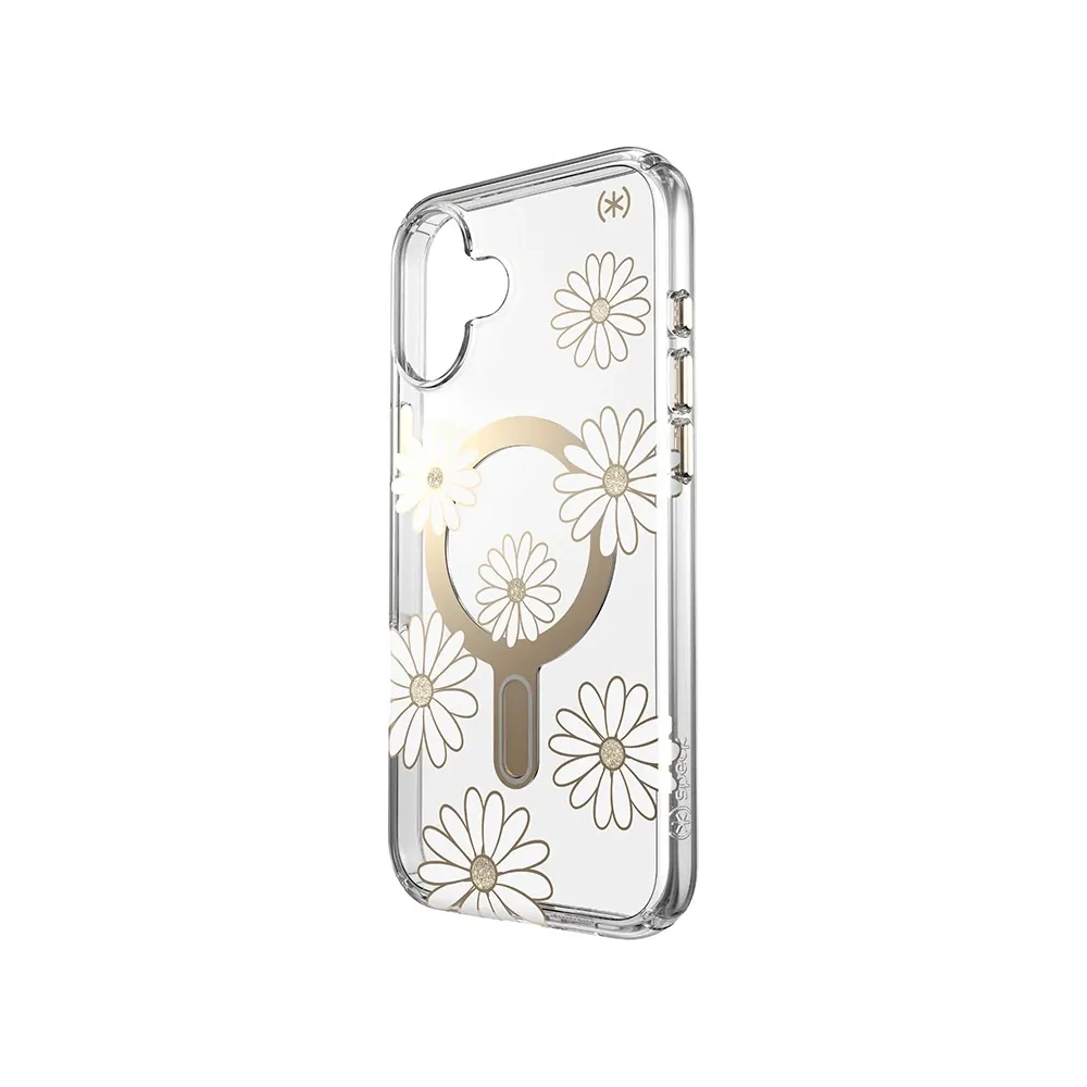 Hurtownia GSM - Speck Presidio Lux ClickLock & MagSafe Apple iPhone 16 Plus (Sluneční sedmikrásky / Čirý / Zlato) - SPK692 - {ean13} - Hurt