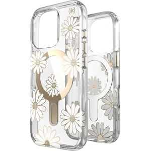 Wholesale Speck Presidio Lux ClickLock & MagSafe Apple iPhone 16 Pro (Sunshine Daisies / Clear / Gold) - SPK693 - {ean13} - Hurt