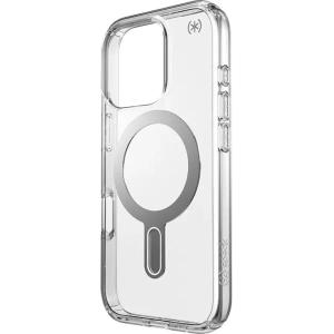 Wholesale Speck Presidio Perfect-Clear ClickLock & MagSafe Apple iPhone 16 Pro (Clear / Chrome Finish / Serene Silver) - SPK694 - {ean13} - Hurt
