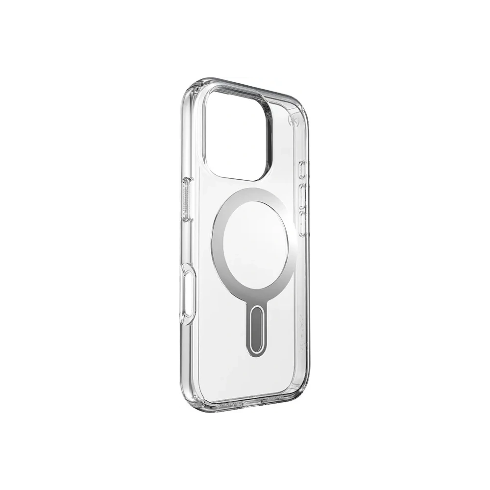 Hurtownia GSM - Speck Presidio Perfect-Clear ClickLock & MagSafe Apple iPhone 16 Pro (Transparent / Finisaj Cromat / Argint Seren) - SPK694 - {ean13} - Hurt
