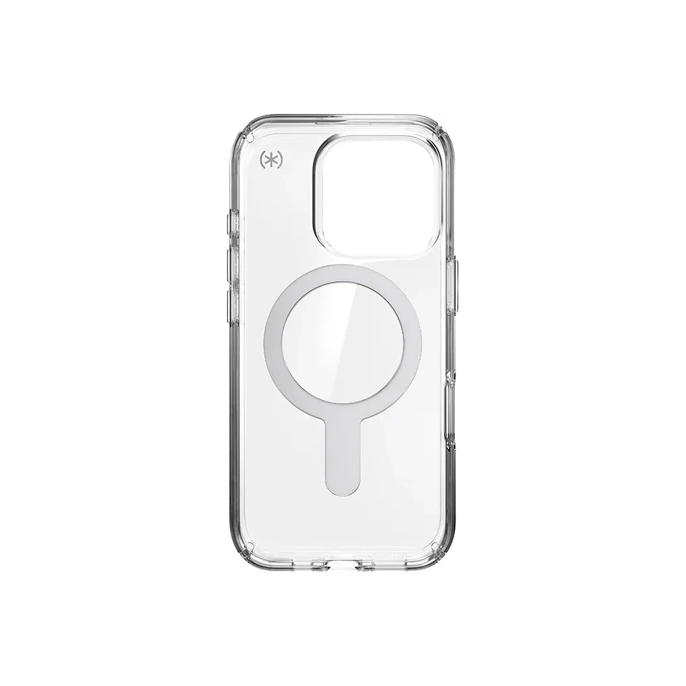 Hurtownia GSM - Speck Presidio Perfect-Clear ClickLock & MagSafe Apple iPhone 16 Pro (Transparent / Finisaj Cromat / Argint Seren) - SPK694 - {ean13} - Hurt