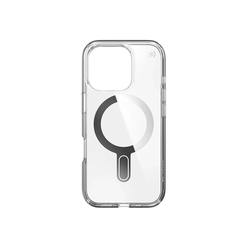 Hurtownia GSM - Speck Presidio Perfect-Clear ClickLock & MagSafe Apple iPhone 16 Pro (Transparent / Finisaj Cromat / Argint Seren) - SPK694 - {ean13} - Hurt