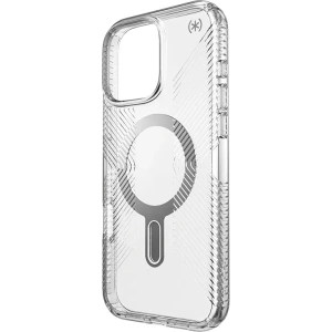 Wholesale Speck Presidio Perfect-Clear Grip ClickLock & MagSafe Apple iPhone 16 Pro Max (Clear / Chrome Finish / Serene Silver) - SPK696 - {ean13} - Hurt