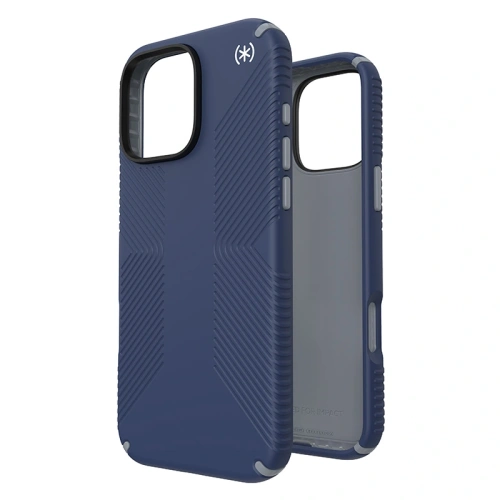 Etui Speck Presidio2 Grip Apple iPhone 16 Pro Max (Coastal Blue / Dust Grey / White) - iPhone 16 Pro Max - Speck