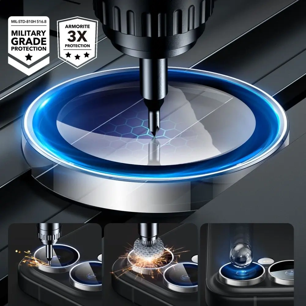 Wholesale ESR Armorite Camera Protector Apple iPhone 16 / 16 Plus Clear - ESR822 - {ean13} - Hurt