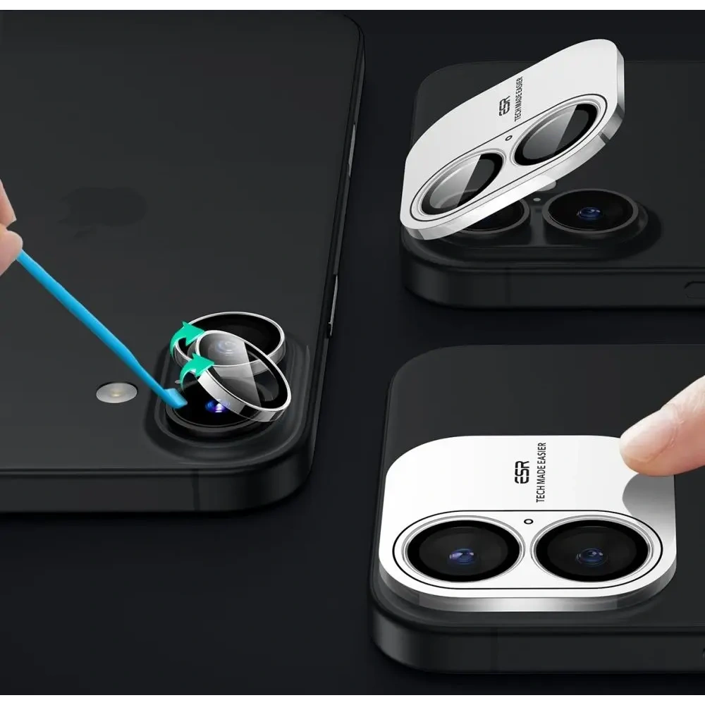 Wholesale ESR Armorite Camera Protector Apple iPhone 16 / 16 Plus Clear - ESR822 - {ean13} - Hurt