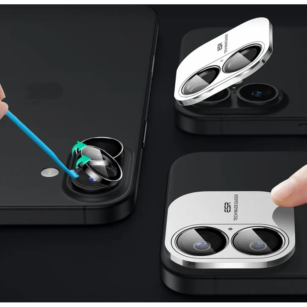 Wholesale ESR Armorite Camera Protector Apple iPhone 16 / 16 Plus Black - ESR823 - {ean13} - Hurt
