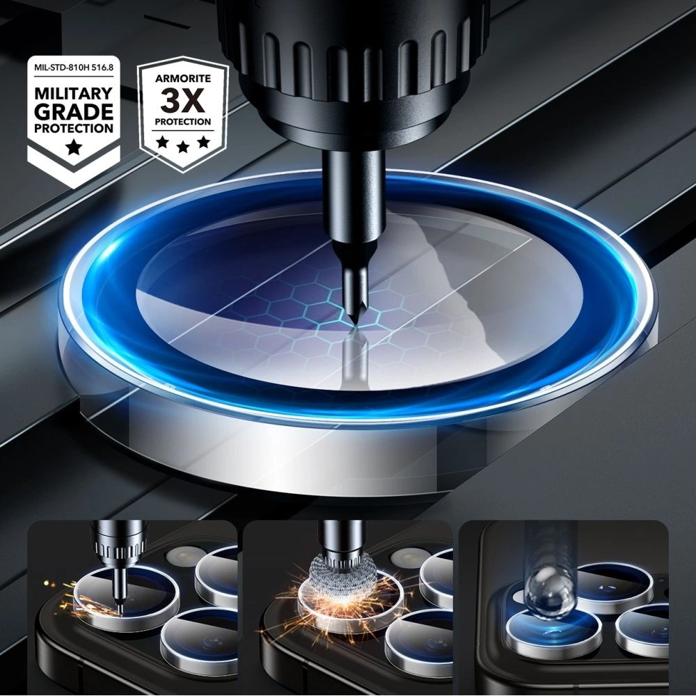 Wholesale ESR Armorite Camera Protector Apple iPhone 16 Pro / 16 Pro Max Clear - ESR824 - {ean13} - Hurt