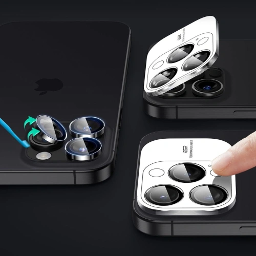 Osłona na aparat ESR Armorite Camera Protector Apple iPhone 16 Pro / 16 Pro Max Black - iPhone 16 Pro Max - ESR