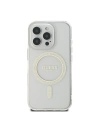 Hurtownia GSM - Guess GUHMP16LHFGERET Apple iPhone 16 Pro carcasă dură IML Glitter Circle MagSafe transparentă - GUE3604 - {ean13} - Hurt