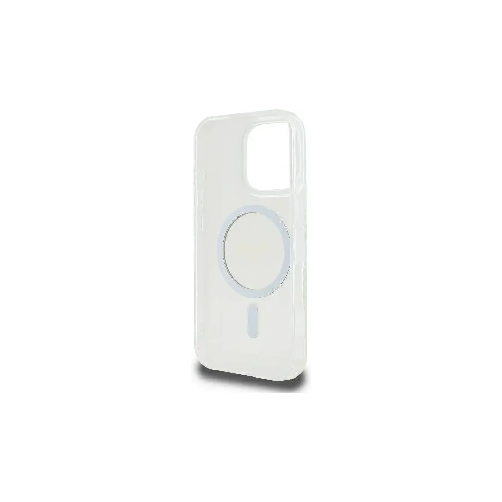 Hurtownia GSM - Guess GUHMP16LHFGERET Apple iPhone 16 Pro carcasă dură IML Glitter Circle MagSafe transparentă - GUE3604 - {ean13} - Hurt