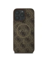 Hurtownia GSM - Guess GUHMP16LG4GFRW Apple iPhone 16 Pro kemény tok 4G Gyűrű Klasszikus Logó MagSafe barna - GUE3606 - {ean13} - Hurt