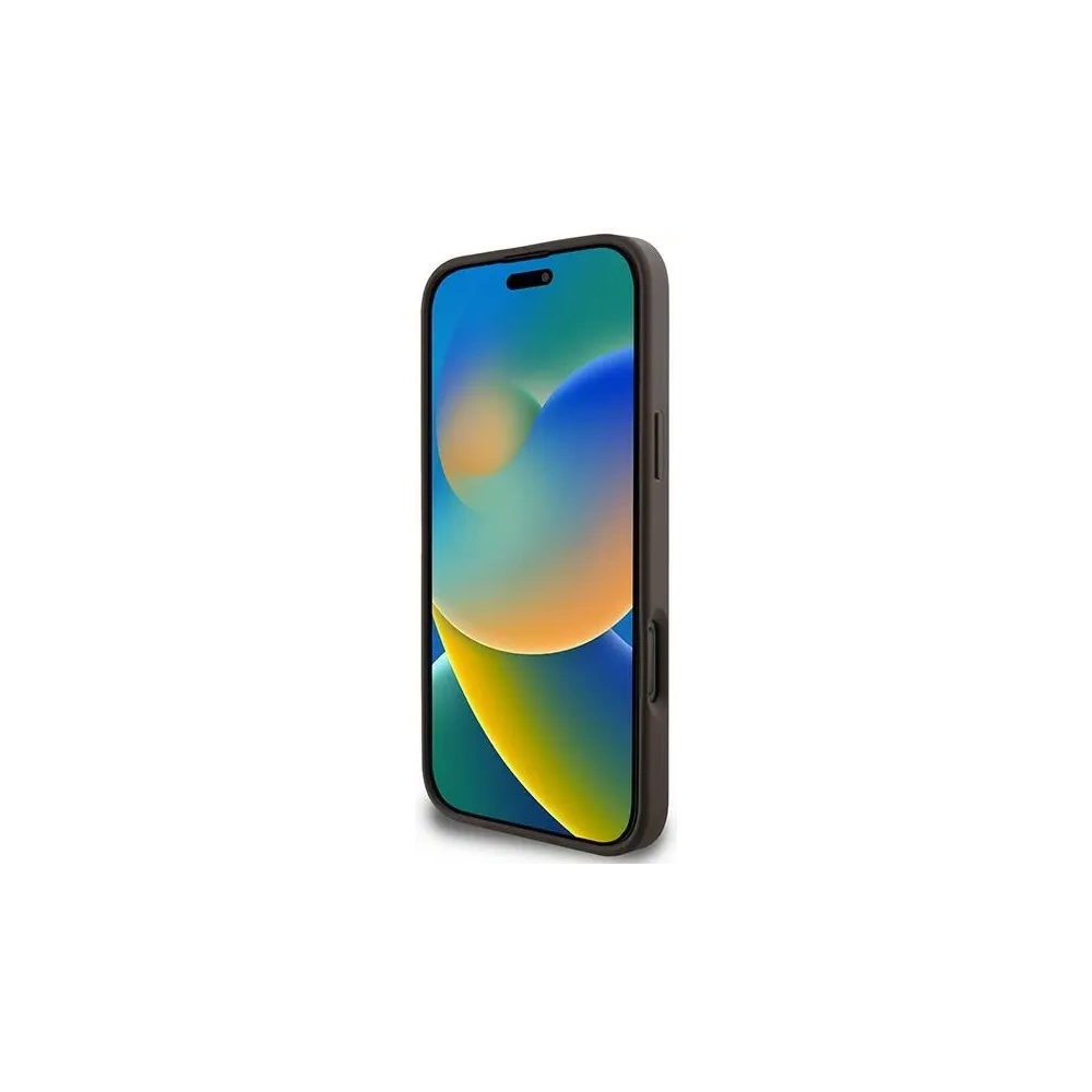Hurtownia GSM - Guess GUHMP16LG4GFRW Apple iPhone 16 Pro kemény tok 4G Gyűrű Klasszikus Logó MagSafe barna - GUE3606 - {ean13} - Hurt