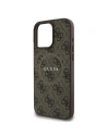 Hurtownia GSM - Guess GUHMP16LG4GFRW Apple iPhone 16 Pro tvrzený kryt 4G Ring Classic Logo MagSafe hnědý - GUE3606 - {ean13} - Hurt