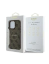 Hurtownia GSM - Guess GUHMP16LG4GFRW Apple iPhone 16 Pro tvrzený kryt 4G Ring Classic Logo MagSafe hnědý - GUE3606 - {ean13} - Hurt