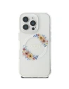Hurtownia GSM - Guess GUHMP16LHFWFCT Apple iPhone 16 Pro tvrdý obal IML Květy věnce MagSafe průhledný - GUE3607 - {ean13} - Hurt