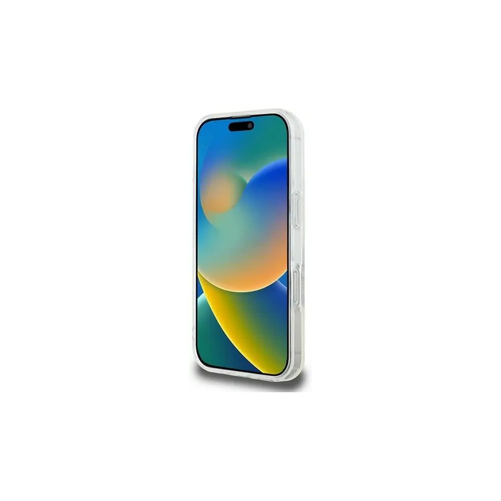 Hurtownia GSM - Guess GUHMP16LHFWFCT Apple iPhone 16 Pro tvrdý obal IML Květy věnce MagSafe průhledný - GUE3607 - {ean13} - Hurt