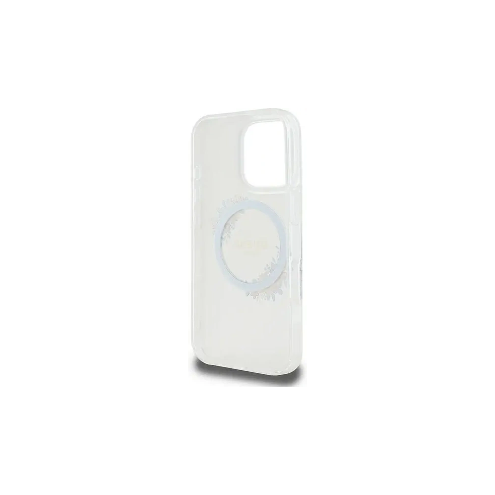 Hurtownia GSM - Guess GUHMP16LHFWFCT Apple iPhone 16 Pro tvrdý obal IML Květy věnce MagSafe průhledný - GUE3607 - {ean13} - Hurt