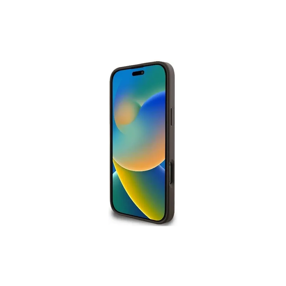 Hurtownia GSM - Guess GUHMP16LP4RPSW Apple iPhone 16 Pro tvrdý obal 4G tištěné pruhy MagSafe hnědý - GUE3608 - {ean13} - Hurt