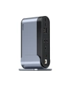 Wholesale Baseus Working Station Three-Screen Multifunctional Type-C HUB Adapter（CN+EU+UK) Dark gray - BSU994 - {ean13} - Hurt