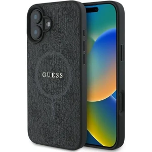Etui Guess GUHMP16MG4GFRK Apple iPhone 16 Plus hardcase 4G Ring Classic Logo MagSafe czarny - iPhone 16 Plus - Guess