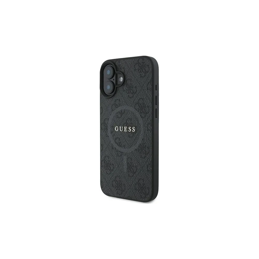 Hurtownia GSM - Guess GUHMP16MG4GFRK Apple iPhone 16 Plus kemény tok 4G Ring Classic Logo MagSafe fekete - GUE3611 - {ean13} - Hurt