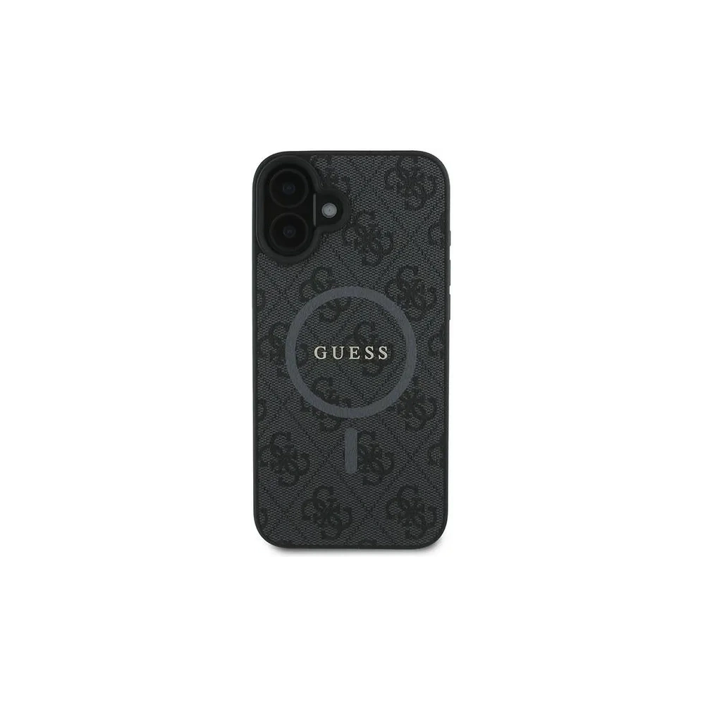 Hurtownia GSM - Guess GUHMP16MG4GFRK Apple iPhone 16 Plus kemény tok 4G Ring Classic Logo MagSafe fekete - GUE3611 - {ean13} - Hurt