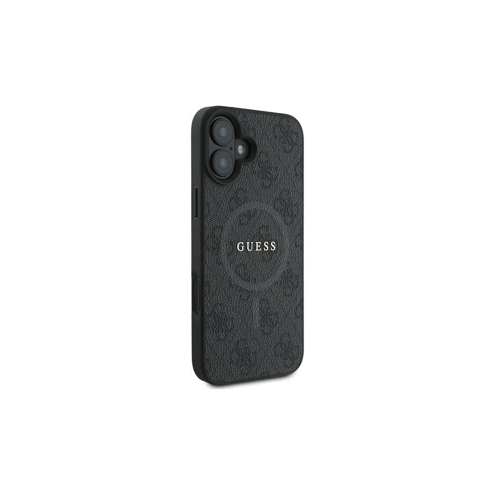 Hurtownia GSM - Guess GUHMP16MG4GFRK Apple iPhone 16 Plus kemény tok 4G Ring Classic Logo MagSafe fekete - GUE3611 - {ean13} - Hurt