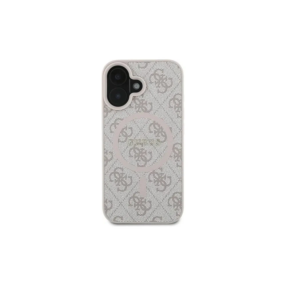 Hurtownia GSM - Guess GUHMP16MG4GFRP Apple iPhone 16 Plus hardcase 4G Ring Classic Logo MagSafe růžový - GUE3612 - {ean13} - Hurt
