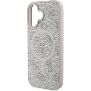 Etui Guess GUHMP16MG4GFRP Apple iPhone 16 Plus hardcase 4G Ring Classic Logo MagSafe różowy - iPhone 16 Plus - Guess