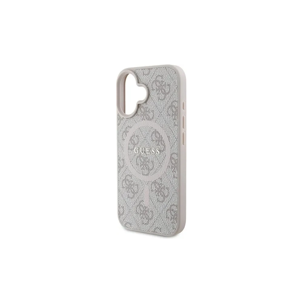Hurtownia GSM - Guess GUHMP16MG4GFRP Apple iPhone 16 Plus husă dură 4G Ring Classic Logo MagSafe roz - GUE3612 - {ean13} - Hurt