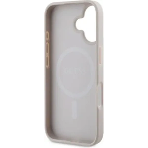 Etui Guess GUHMP16MG4GFRP Apple iPhone 16 Plus hardcase 4G Ring Classic Logo MagSafe różowy - iPhone 16 Plus - Guess