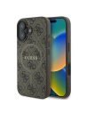 Guess GUHMP16MG4GFRW Apple iPhone 16 Plus Hardcase 4G Ring Classic Logo MagSafe braun - iPhone 16 Plus - Guess
