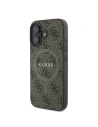 Hurtownia GSM - Guess GUHMP16MG4GFRW Apple iPhone 16 Plus Hardcase 4G Ring Classic Logo MagSafe braun - GUE3613 - {ean13} - Hurt