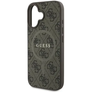 Etui Guess GUHMP16MG4GFRW Apple iPhone 16 Plus hardcase 4G Ring Classic Logo MagSafe brązowy - iPhone 16 Plus - Guess