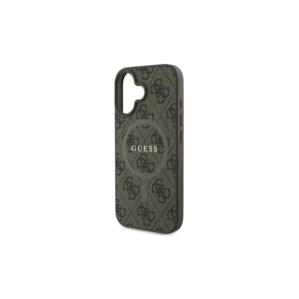 Hurtownia GSM - Guess GUHMP16MG4GFRW Apple iPhone 16 Plus Hardcase 4G Ring Classic Logo MagSafe braun - GUE3613 - {ean13} - Hurt