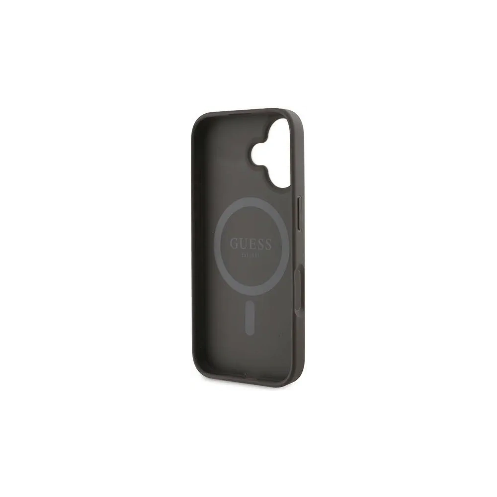 Hurtownia GSM - Guess GUHMP16MG4GFRW Apple iPhone 16 Plus Hardcase 4G Ring Classic Logo MagSafe braun - GUE3613 - {ean13} - Hurt