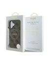 Wholesale Guess GUHMP16MG4GFRW Apple iPhone 16 Plus hardcase 4G Ring Classic Logo MagSafe brown - GUE3613 - {ean13} - Hurt
